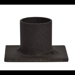 Iron taper farmhouse candle holder